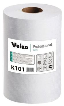 Полотенца бумажные в рулонах Veiro Professional Basic K101